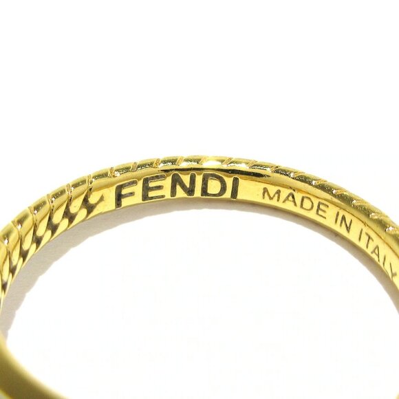 Auth FENDI Gold Hardware 1***** Ring #5 1/2 - Picture 5 of 5